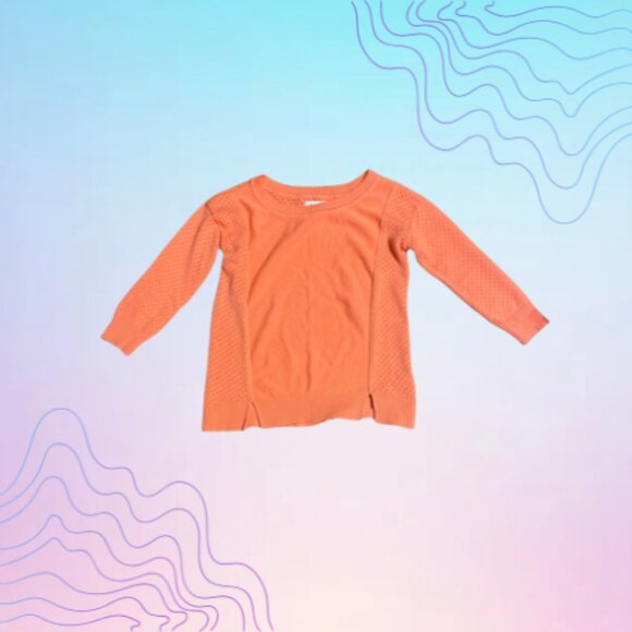 AMERICAN EAGLE Women’s Size Petite Small Coral Knit Sweater - Picture 1 of 4
